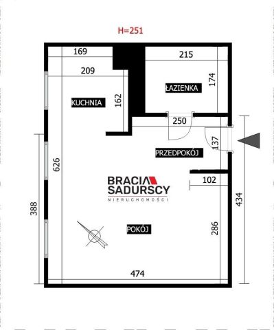 Mieszkanie 1-pokojowe Kraków Bieńczyce, ul. gen. Leopolda Okulickiego. Zdjęcie 21