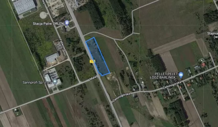 Działka inwestycyjna Wygoda