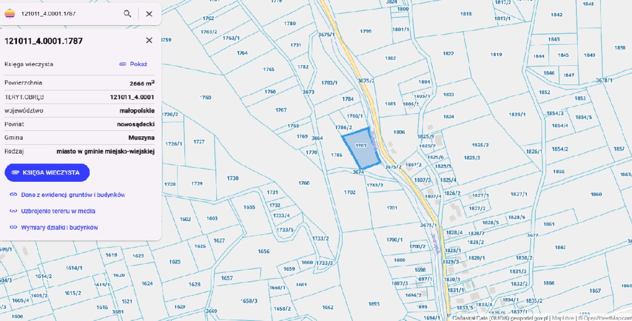 Działka rolna Muszyna, ul. Polna. Zdjęcie 4