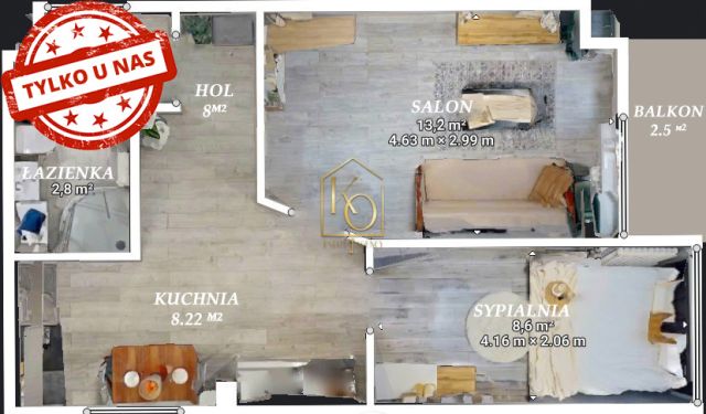 Mieszkanie 2-pokojowe Wrocław Południe, ul. Powstańców Śląskich. Zdjęcie 11