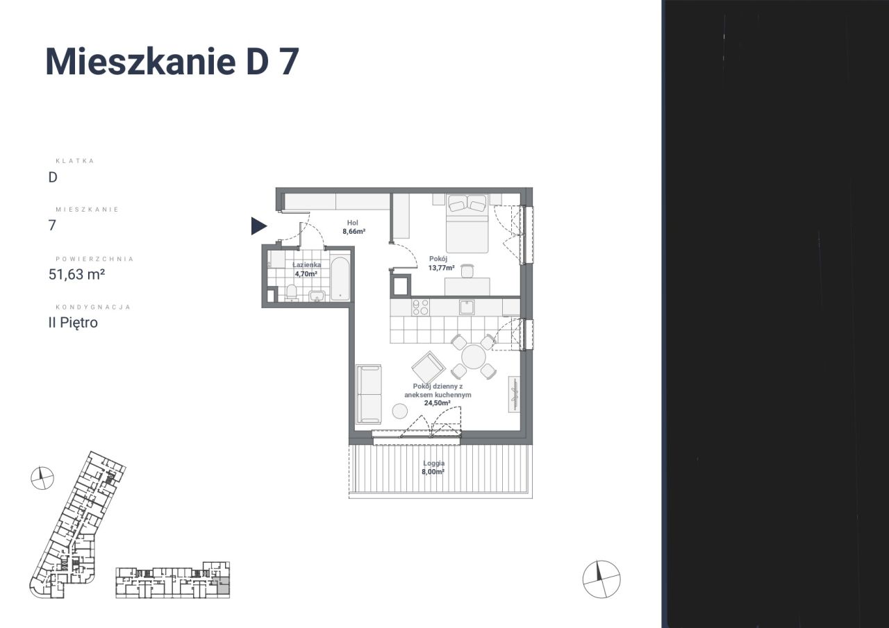 Mieszkanie 2-pokojowe Gdynia Śródmieście, ul. św. Piotra. Zdjęcie 7