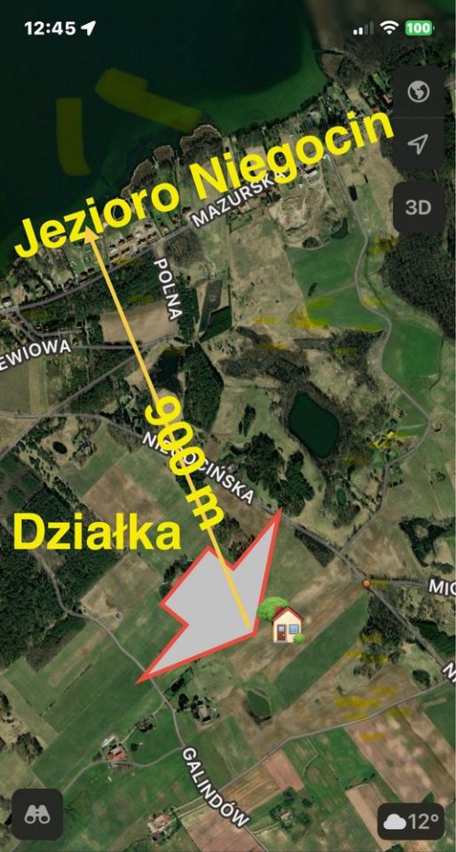 Działka inwestycyjna Rydzewo. Zdjęcie 5