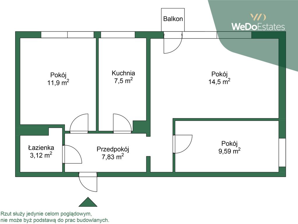 Mieszkanie 3-pokojowe Warszawa Bielany, ul. Władysława Broniewskiego. Zdjęcie 14