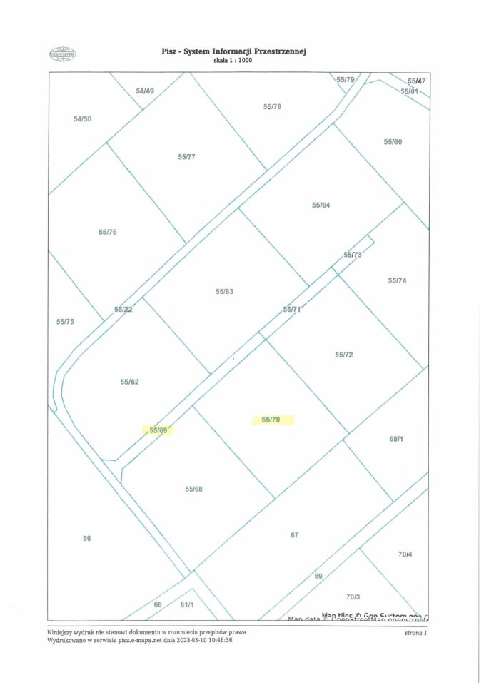 Działka rolno-budowlana Zdory