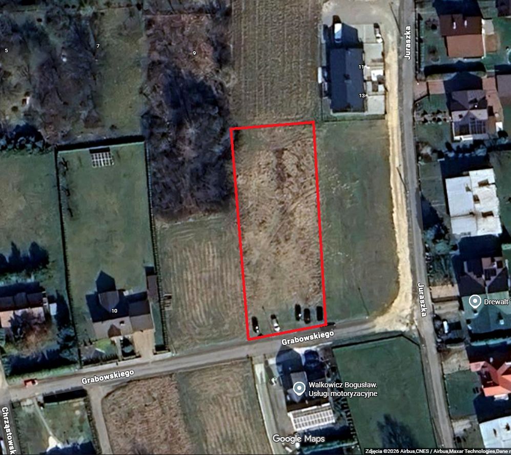 Działka budowlana Tarnów Gumniska, ul. Juliana Grabowskiego