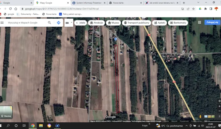 Działka rolna Turkowice