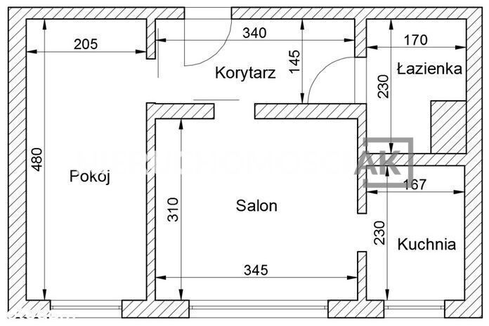 Mieszkanie 2-pokojowe Konin, ul. 11 Listopada. Zdjęcie 19