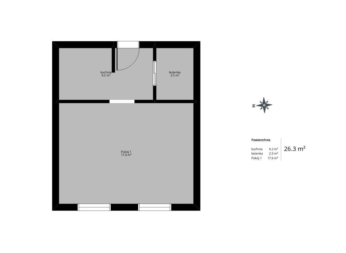 Mieszkanie 1-pokojowe Łódź Księży Młyn, ul. Przędzalniana. Zdjęcie 2