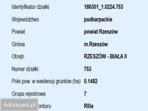 Działka budowlana Rzeszów Biała, ul. Promykowa. Zdjęcie 2