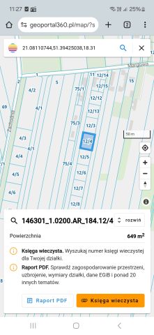 Działka rolno-budowlana Radom Kierzków, ul. Marglowa. Zdjęcie 1