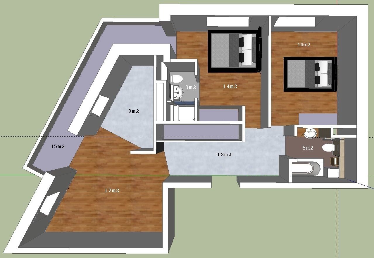 Mieszkanie 3-pokojowe Warszawa Mokotów, ul. Pory. Zdjęcie 10