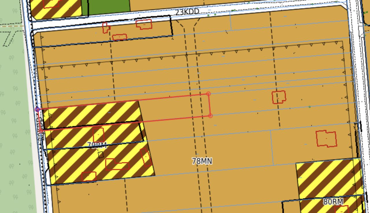 Działka budowlana Chinów. Zdjęcie 4