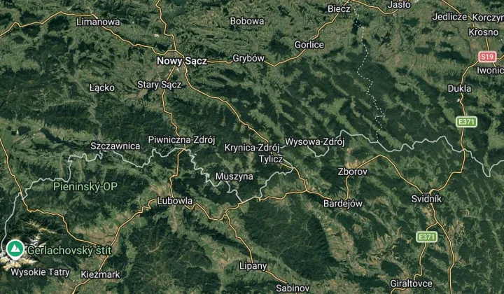 Działka rekreacyjna Krynica-Zdrój