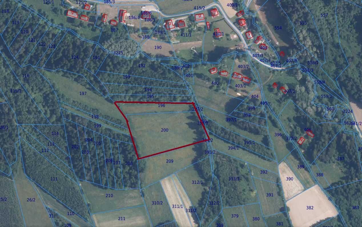 Działka rolna Binarowa. Zdjęcie 3