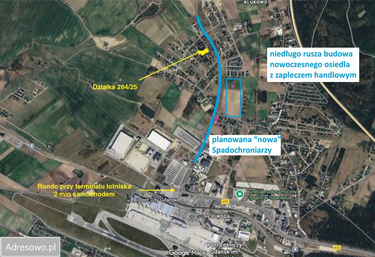 Działka budowlana Gdańsk Klukowo, ul. Telewizyjna. Zdjęcie 10