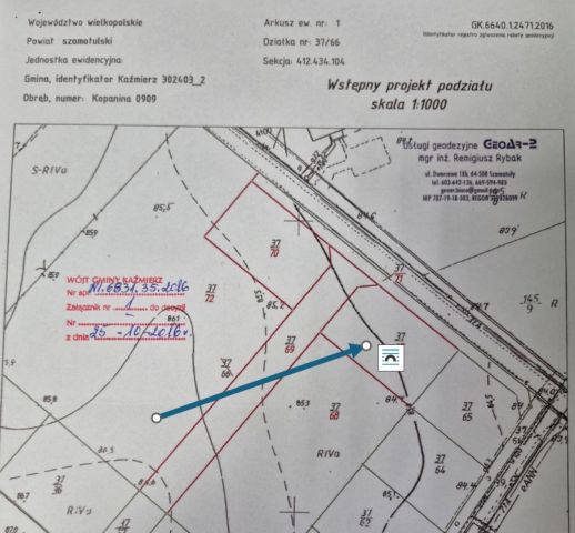 Działka budowlana Kopanina, ul. Wschodnia. Zdjęcie 1