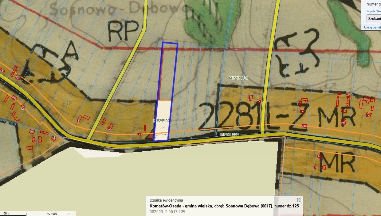 Działka rolno-budowlana Sosnowa-Dębowa. Zdjęcie 3