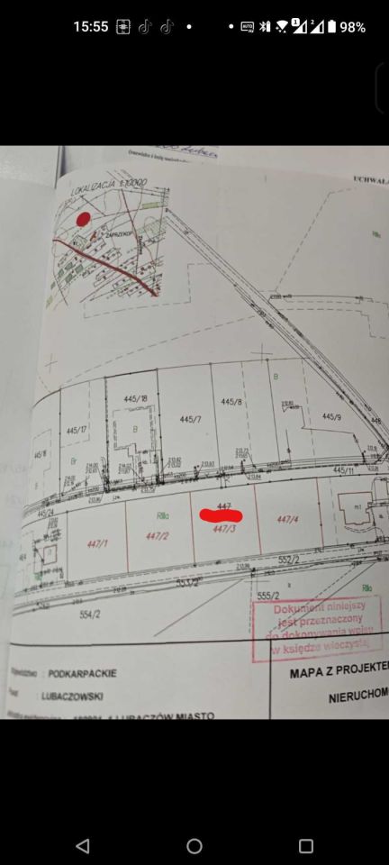 Działka inwestycyjna Lubaczów, ul. Sadowa. Zdjęcie 3