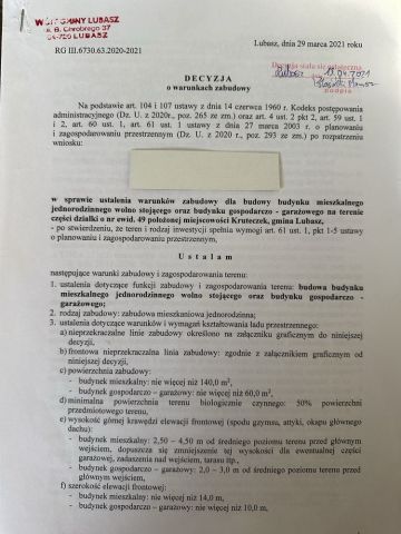 Działka budowlana Kruteczek. Zdjęcie 6