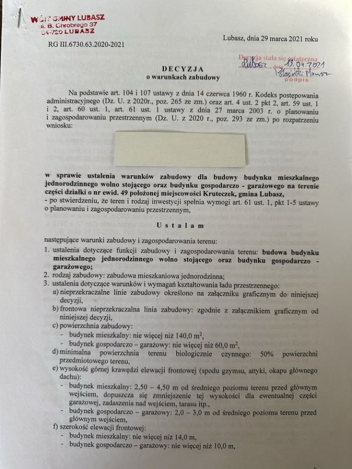 Działka budowlana Kruteczek. Zdjęcie 6