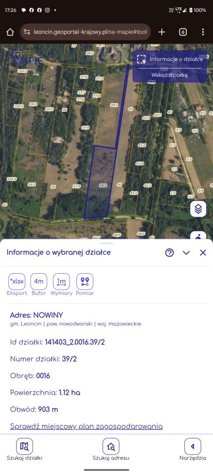Działka siedliskowa Nowiny. Zdjęcie 12