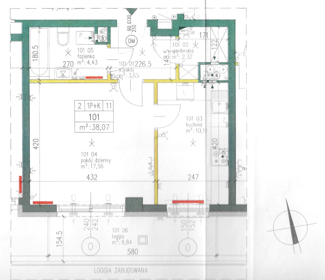 Mieszkanie 2-pokojowe Warszawa Mokotów, ul. Aleja Polski Walczącej. Zdjęcie 19