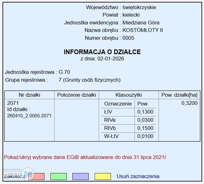 Działka rolna Kostomłoty Drugie. Zdjęcie 3