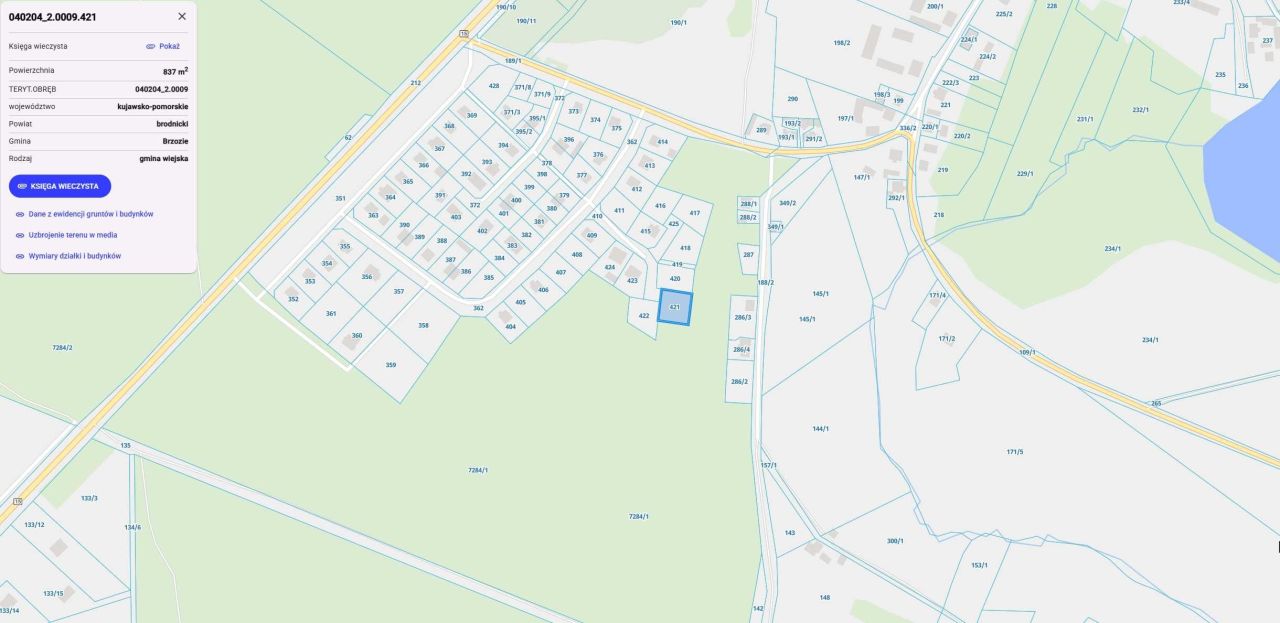 Działka budowlana Wielki Głęboczek. Zdjęcie 2