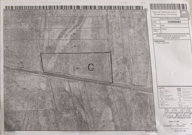 Działka rolna Warszawice. Zdjęcie 1