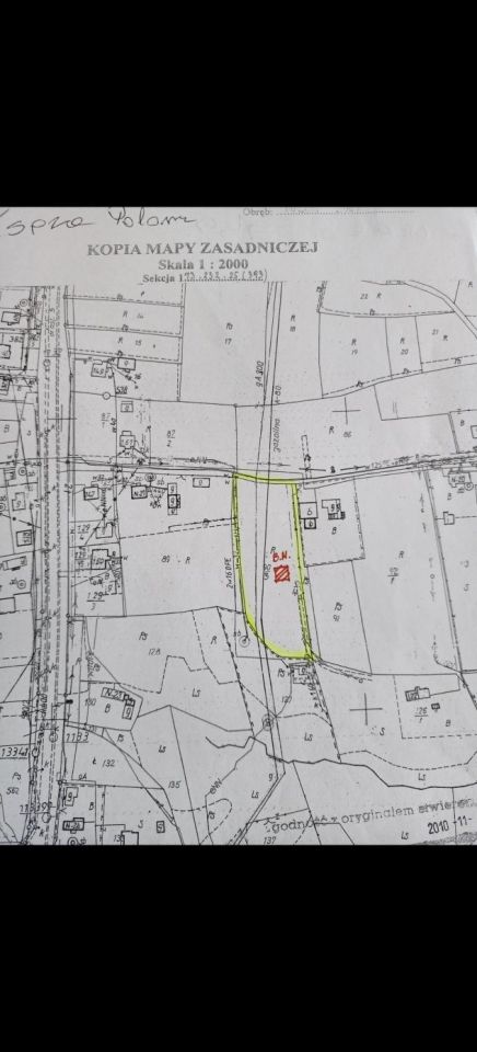 Działka budowlana Połom Duży. Zdjęcie 5