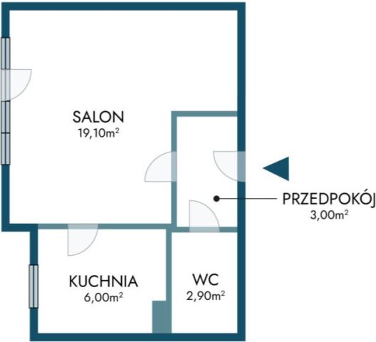 Mieszkanie 1-pokojowe Warszawa Mokotów, ul. Portofino. Zdjęcie 7