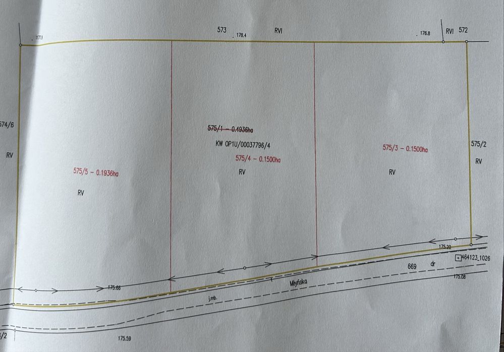 Działka budowlana Wąsice, ul. Młyńska. Zdjęcie 2