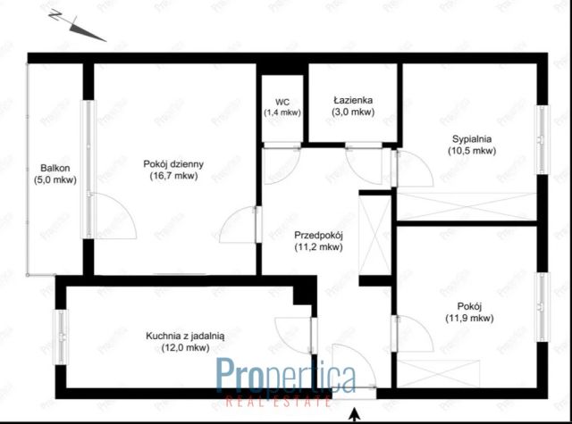 Mieszkanie 3-pokojowe Warszawa Ursynów, ul. Wokalna. Zdjęcie 16