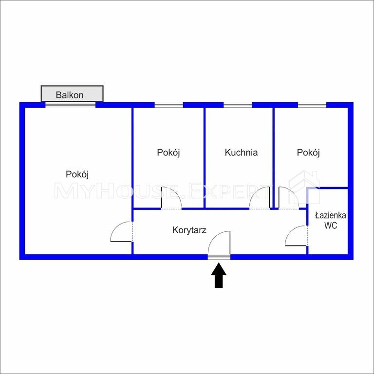 Mieszkanie 3-pokojowe Gorzów Wielkopolski, ul. Widok. Zdjęcie 13