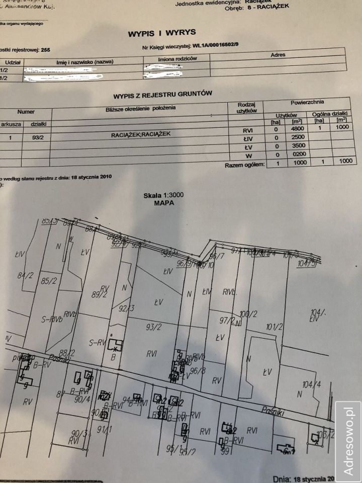 Działka budowlana Raciążek, ul. Paśniki. Zdjęcie 2