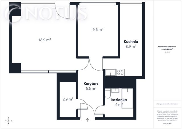 Mieszkanie 2-pokojowe Katowice, ul. Bolesława Chrobrego. Zdjęcie 3