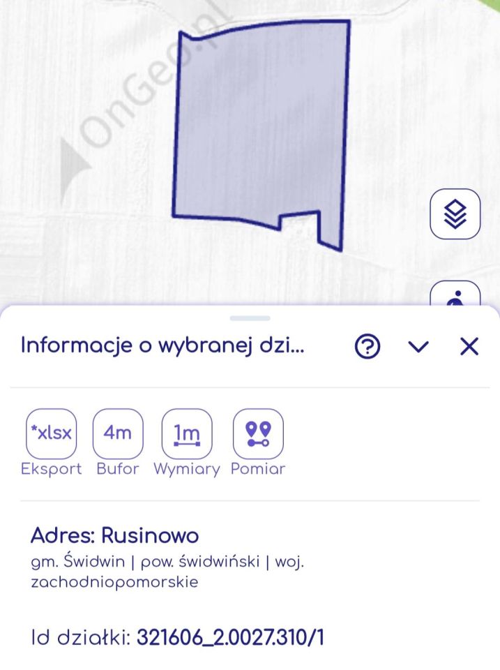 Działka rolna Rusinowo. Zdjęcie 3