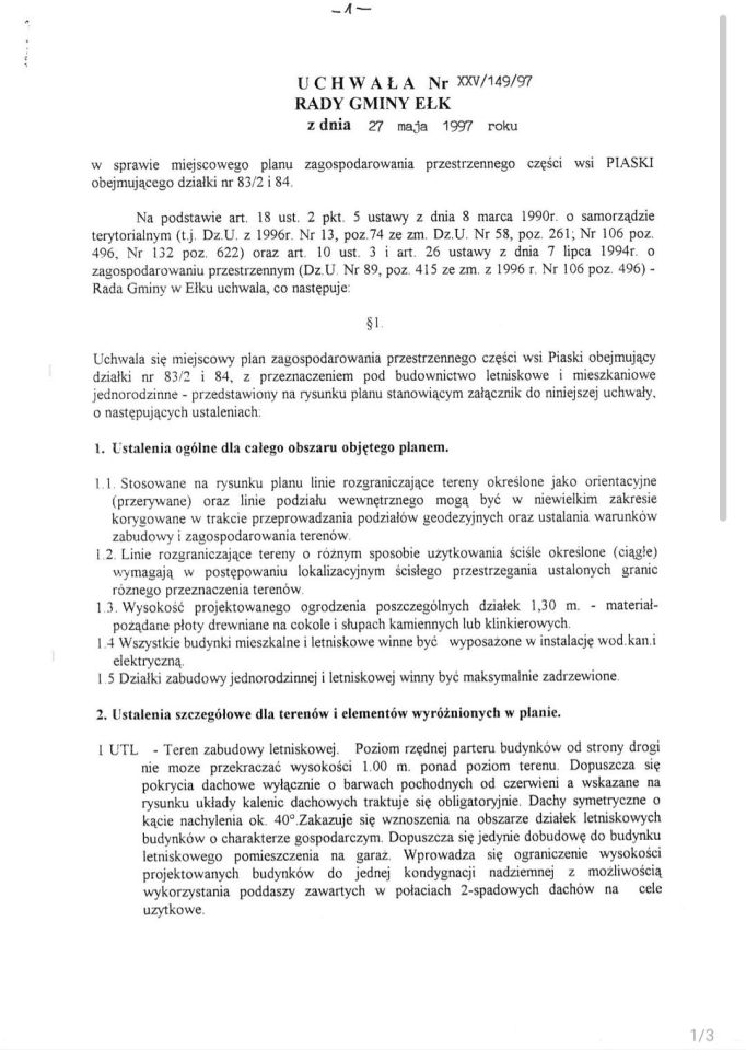 Działka budowlana Piaski. Zdjęcie 4