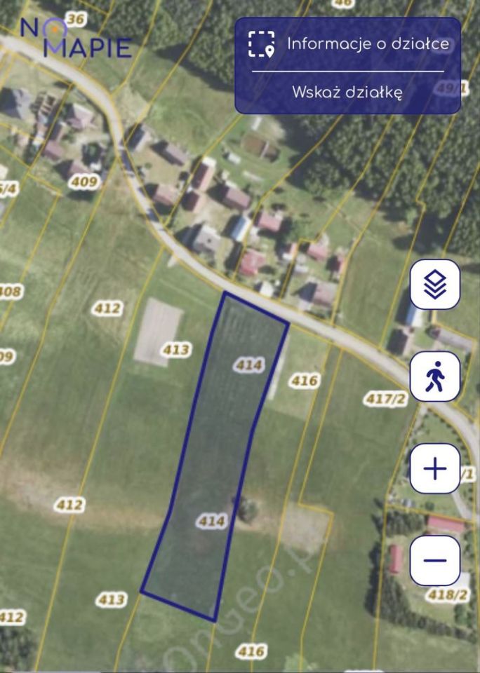 Działka rolna Huta Komorowska. Zdjęcie 1