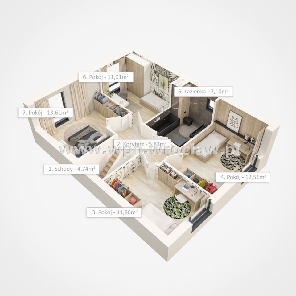 dom wolnostojący, 5 pokoi Kobierzyce. Zdjęcie 5