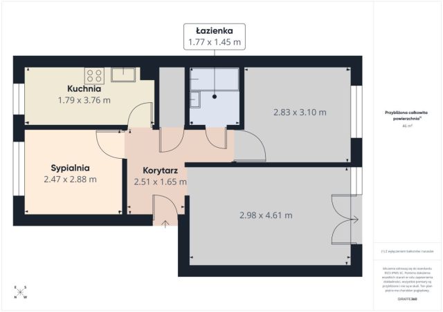 Mieszkanie 3-pokojowe Gdynia, ul. adm. J. Unruga. Zdjęcie 15