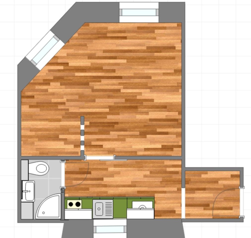 Mieszkanie 1-pokojowe Łódź Górna, ul. Zarzewska. Zdjęcie 4