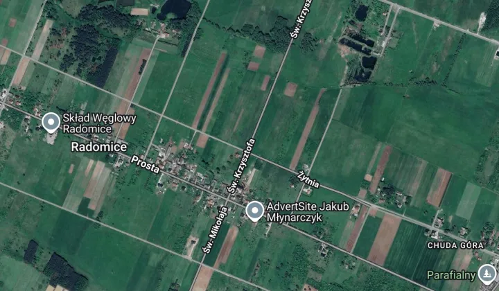 Działka budowlana Radomice, ul. św. Krzysztofa