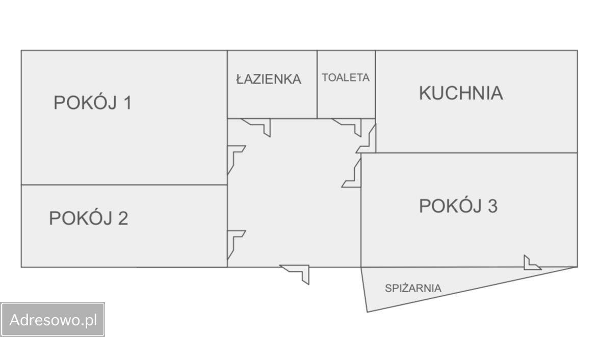 Mieszkanie 3-pokojowe Wrocław Różanka, ul. Obornicka. Zdjęcie 2