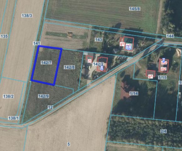 Działka budowlana Komorze. Zdjęcie 7