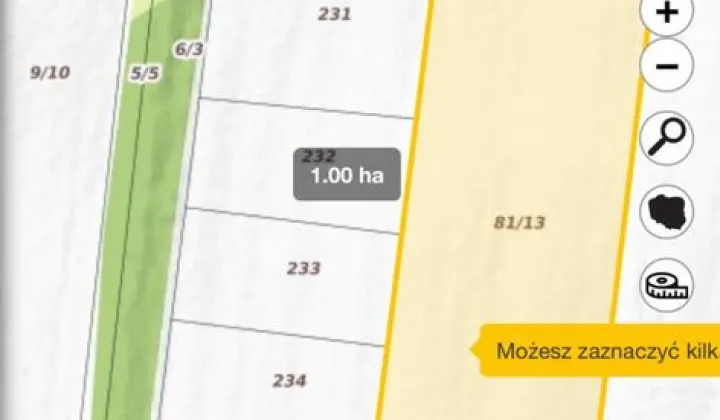 Działka budowlana Krzyżowice, ul. Ogrodowa