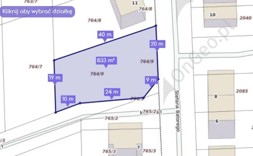 Działka budowlana Sokółka, ul. Stefana Batorego. Zdjęcie 3