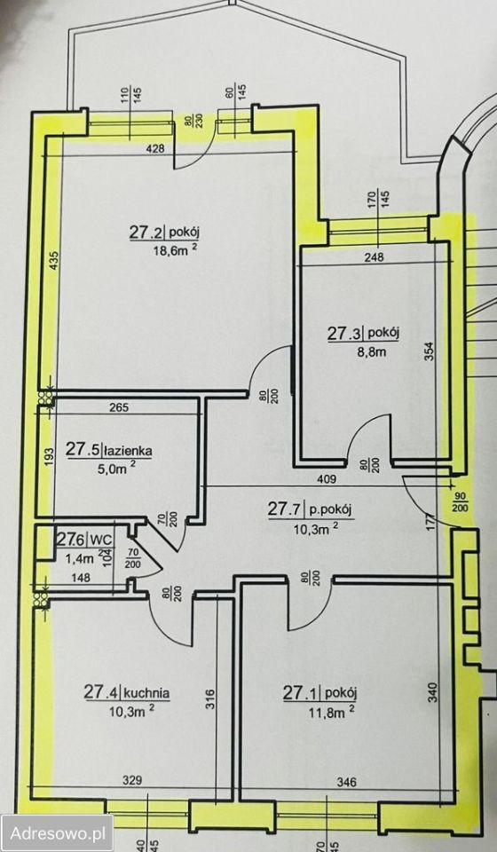 Mieszkanie 3-pokojowe Bydgoszcz Błonie, ul. 11 Dywizjonu Artylerii Konnej. Zdjęcie 9