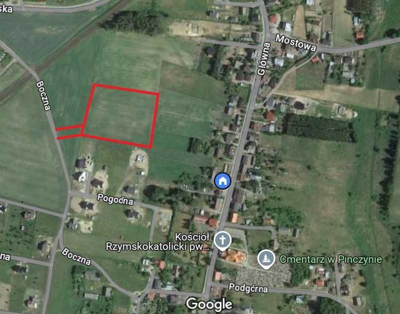Działka budowlana Pinczyn. Zdjęcie 1