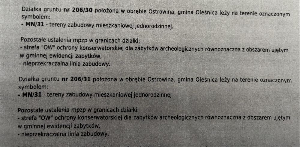 Działka budowlana Ostrowina. Zdjęcie 3